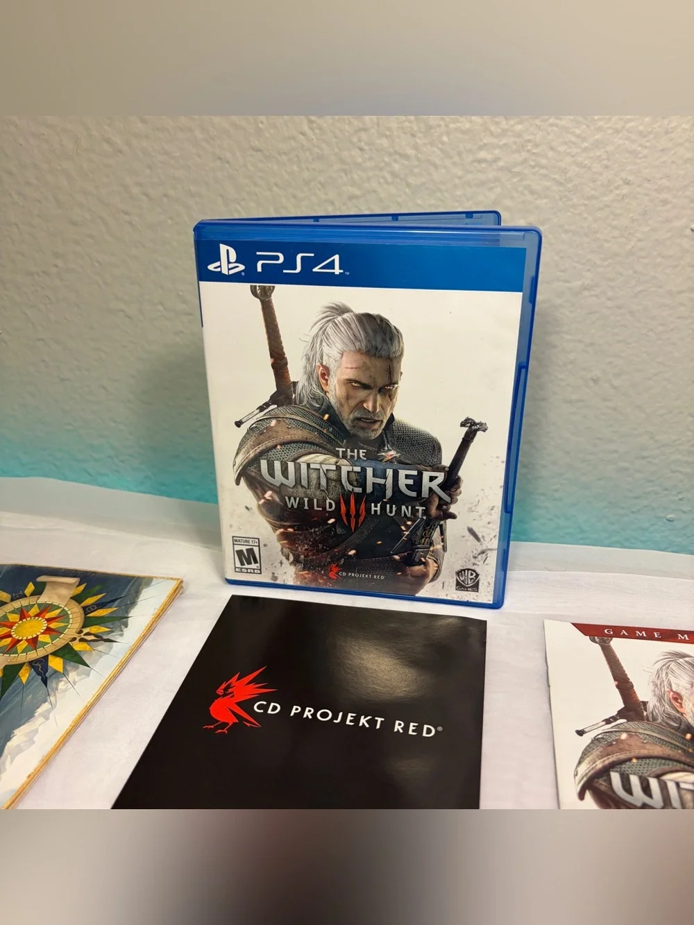 Witcher 3: Wild Hunt (Sony Playstation 4 PS4, 2015) Tested & Works CIB Complete